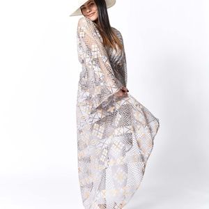 Antique Lace Long Kaftan